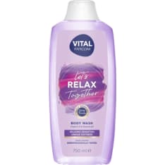 Vital Relax 750 ml pH-neutraali suihkugeeli