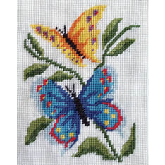 Farnia Butterflies 20x25cm canvas work