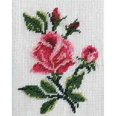 Farnia Rose 20x25cm canvas work