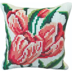 Farnia Tulips 45x45cm embroidery kit