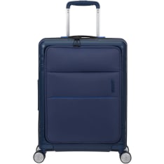 American Tourister Hello Cabin Spinner 55 Front Pocket Navy matkalaukku
