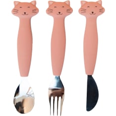 Trixie Mrs. Cat 3pcs silicone cutlery
