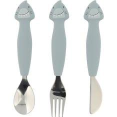 Trixie Mr. Shark 3pcs silicone cutlery