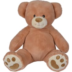 Nicotoy Plush Bear Recycled Brown 66 cm
