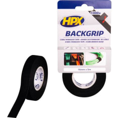 HPX Backgrip 16mmx5m musta kiinnitysnauha