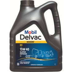 Mobil Delvac Modern 15W-40 Super Defense 4L moottoriöljy