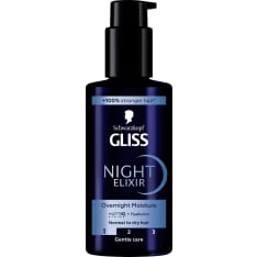 Gliss Night Elixir Overnight Moisture 100 ml seerumi