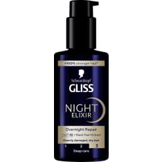 Schwarzkopf Gliss Night Elixir Overnight Repair 100 ml hiusseerumi