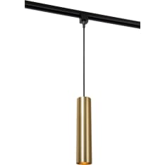 Lucide Track Floris matt gold/black hanging lamp for Track rail