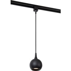 Lucide Track Favori black pendant light for Track rail