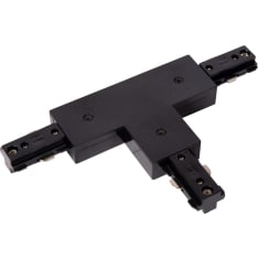 Lucide Track T-connector black connector for 1-phase rail