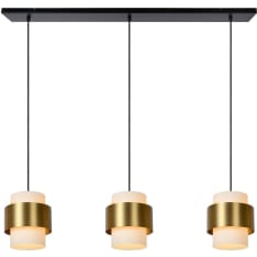 Lucide Firm's 3-part pendant lamp