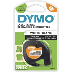 DYMO Letratag 12 mm x 2 m silitettävä teippi