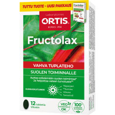 Fructolax Vahva Tuplateho Tabletti 12 kpl ravintolisä