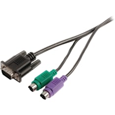 Valueline VLCP59850B20 VGA Uros + 2x PS2 Uros - VGA Uros + 2x PS / 2 Uros 2m VGA Kaapeli