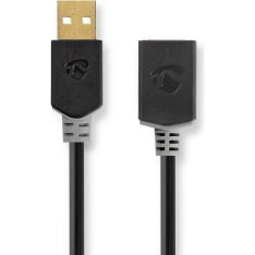 Nedis CCBW60010AT20 Male to Female 2.00 m 2.0 USB-A cable