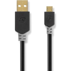 Nedis CCBW60500AT20 USB-A Male to USB Micro-B Male 2.00 m USB 2.0 cable