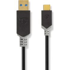 Nedis 1 m USB-A - USB-C kaapeli