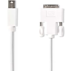 Nedis 2 m miniDP - DVI uros kaapeli