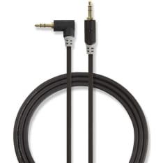 Nedis 3.5 mm uros-uros stereoaudiokaapeli kulmaliittimellä