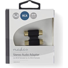 Nedis 2x RCA female-female adapter