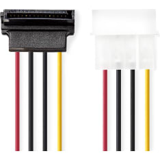 Nedis CCGP73505VA015 Molex uros-SATA 15-Pin naaras 0.15 m Sisäinen Virtakaapeli