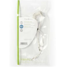 Nedis 3.5 mm uros-uros stereoaudiospiraalikaapeli