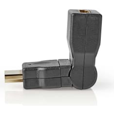 Nedis HDMI male-female adapter with swivel connector