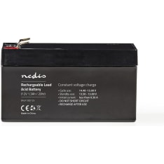 Nedis BALA130012V Rechargeable 12V 1300 mAh Lead-acid battery