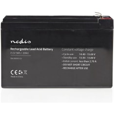 Nedis BALA900012V Rechargeable 12V 9000 mAh Lead Acid Battery