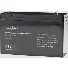 Nedis BALA720012V Ladattava 12V 7200 mAh Lyijyhappoakku