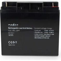 Nedis BALA1700012V Rechargeable 12V 17000 mAh Lead-acid battery