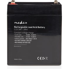 Nedis BALA500012V Ladattava 12V 5000 mAh Lyijyhappoakku