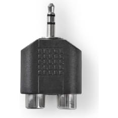 Nedis 3.5 mm male - 2 x RCA female adapter