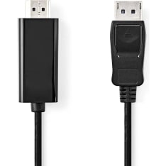 Nedis 2 m DisplayPort - HDMI näyttökaapeli