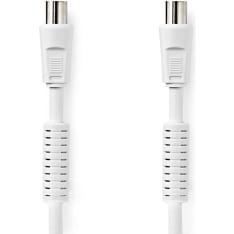 Nedis CSGB40010WT20 IEC (Coax) Uros- IEC (Coax) Naaras 2.00 m Koaksiaalikaapeli