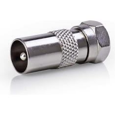 Nedis CSGB41953ME F uros-IEC (Coax) Uros Satelliitti- ja antenni-sovitin