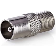 Nedis CSGB41954ME F naaras-IEC (Coax) Uros Satelliitti- ja antenni-sovitin