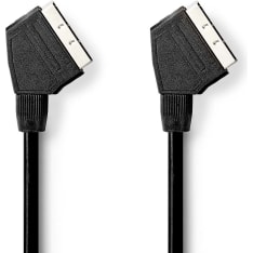 Nedis CVGB31000BK20 SCART Uros-SCART Uros 2.00 m SCART-kaapeli