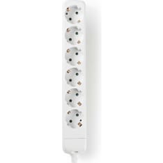 Nedis EXSO600F1WT 6 way 3680 W 16A extension cord