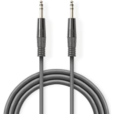 Nedis 6.35 mm uros-uros balansoitu audiokaapeli
