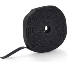 Nedis ERGOVELC91BK Velcro-tarrarulla 1x Hook-ja loop Roll Velcro kaapeliside