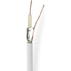 Nedis CSBR4020WT1000 Coax 12 75 Ohm 100.0 m Koaksiaalikaapelikela