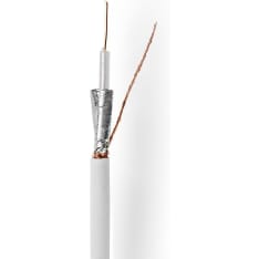 Nedis CSBR4030WT1000 RG59U 75 Ohm 100.0 m Koaksiaalikaapelikela