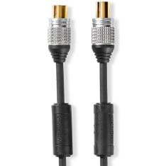 Nedis CSGC40000AT100 IEC(Coax)Uros-IEC(Coax)Naaras 10.0 m Koaksiaalikaapeli