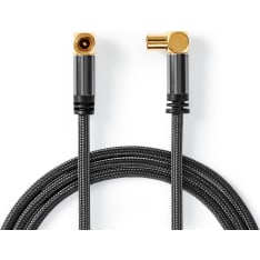 Nedis CSTB40015WT50 IEC(Coax)Uros-IEC(Coax)Naaras 5.00 m Koaksiaalikaapeli