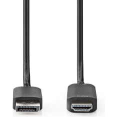 Nedis 2 m DisplayPort 1.4 - HDMI kaapeli