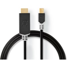Nedis 2 m Mini DisplayPort - HDMI näyttökaapeli