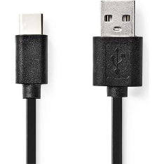 Nedis 3 m USB-A - USB-C kaapeli