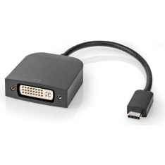 Nedis USB 3.2 USB-C uros - DVI-D 24+1-Pin naaras USB-sovitin